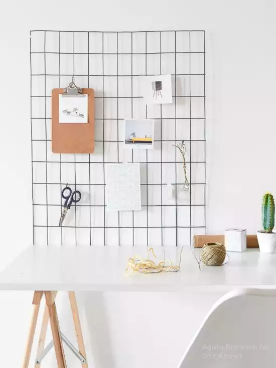 Workspace wall organizer