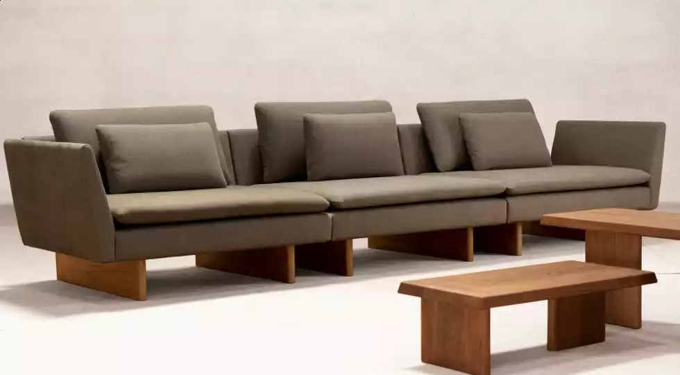 X+L 05 modular fabric sofa