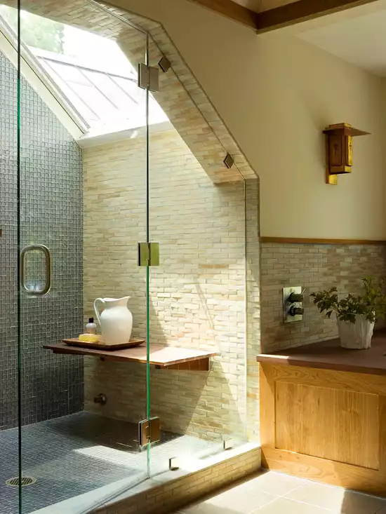 Attic shower