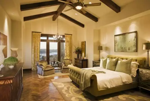 Bedroom beams