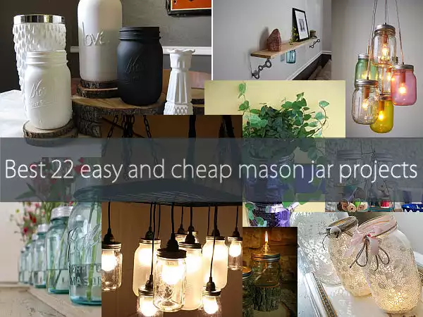 Best 35 DIY Easy And Cheap Mason Jar Projects