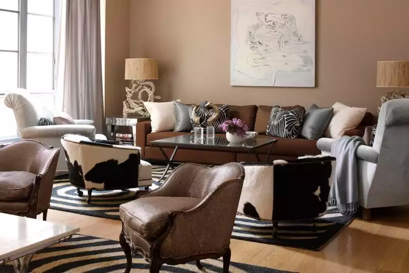 Brown living room combinations