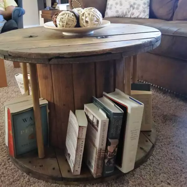 Cable spool table