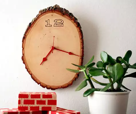 Diy wall wood clock