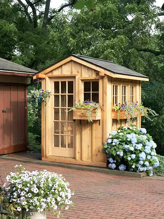 Easy garden shed