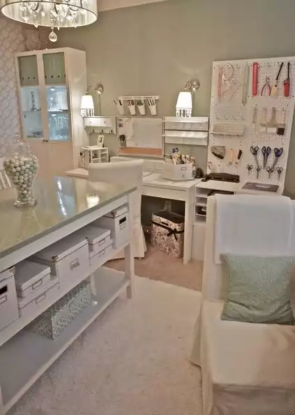 Elegant craft room