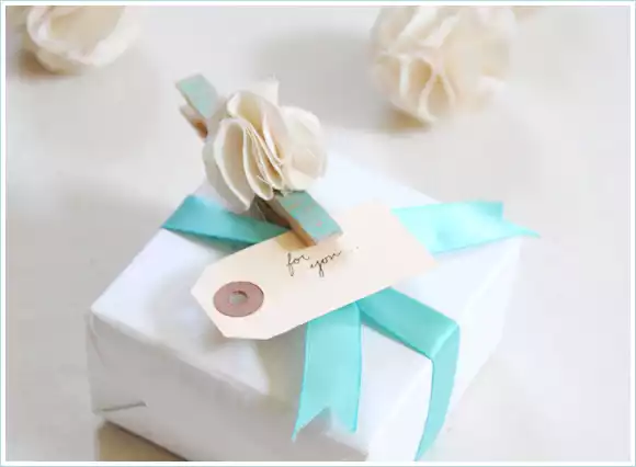 Fancy clip gift packaging