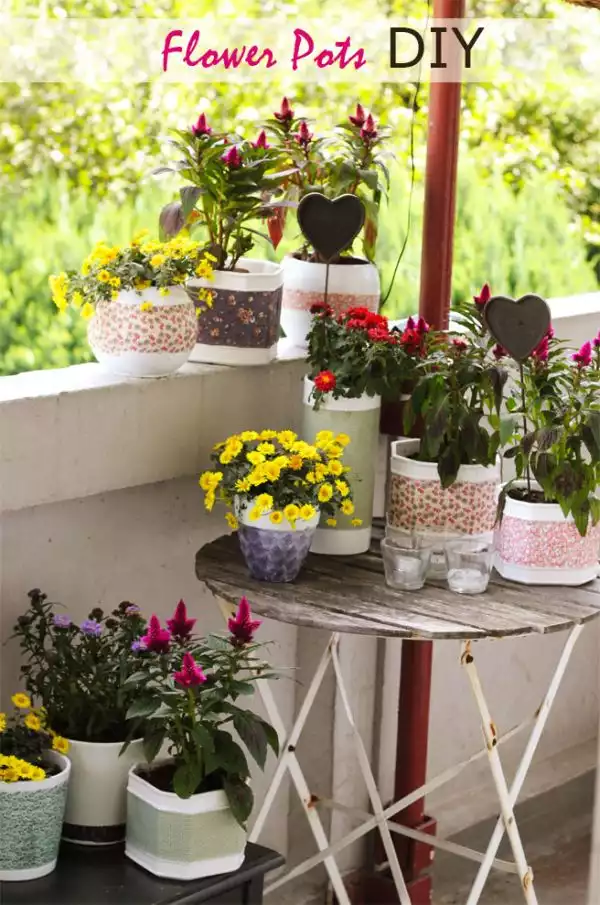 10 Cute Ways To Decorate Your Flower Pots