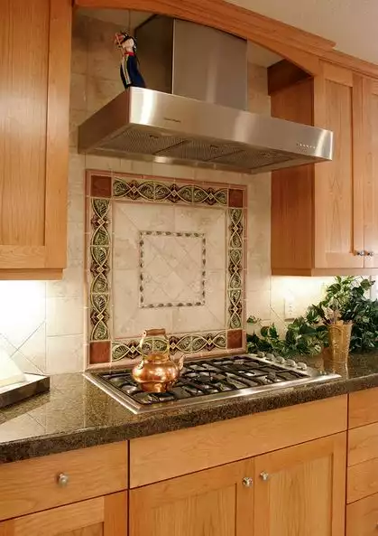 French country backsplash