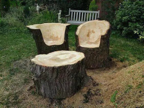 garden furniture from wood