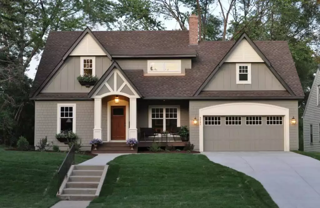 Grey and brown house 1024x668