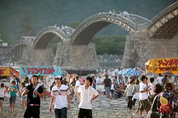 Impressive bridges kintai japan