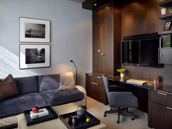Living room office design