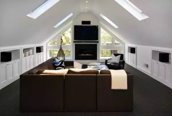 Media room attic