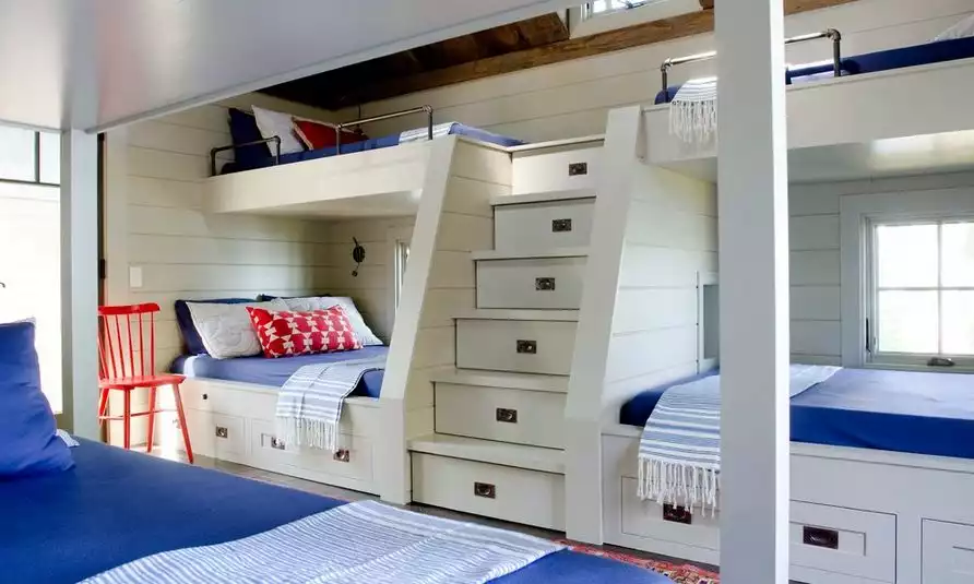 Modern nautical theme room