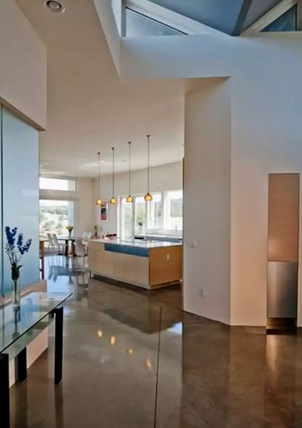 Polished concrete customized