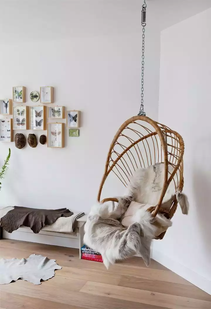 rattan swing