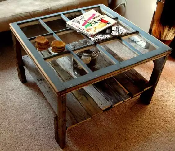 reclaimed wood coffee table