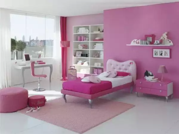 Room for teens girl pink picture