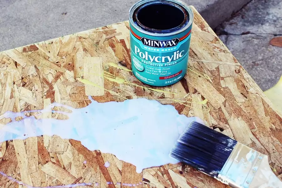 Seal plywood