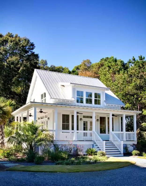 Small house with wrap around porch