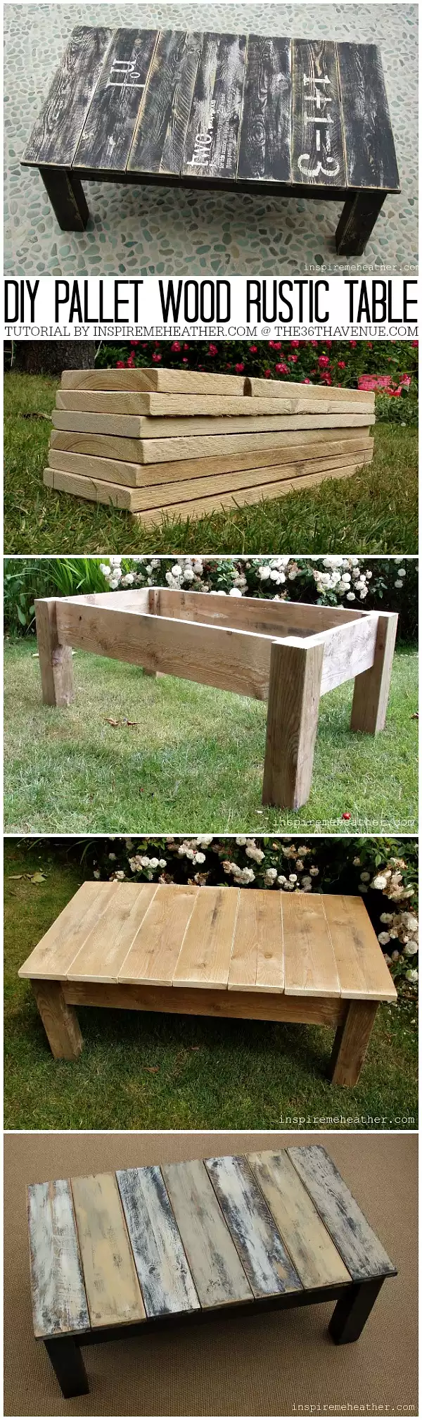small pallet coffee table for kids
