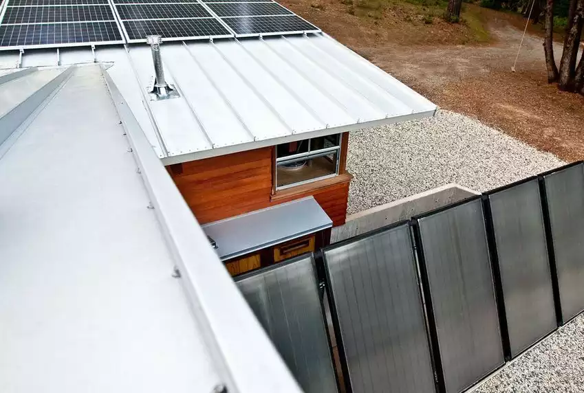 Solar power house protect nature