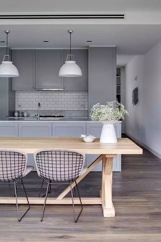 Modern Gray Kitchen Cabinets Redefine Brutalist Cool