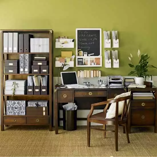 Traditional home office classical style19