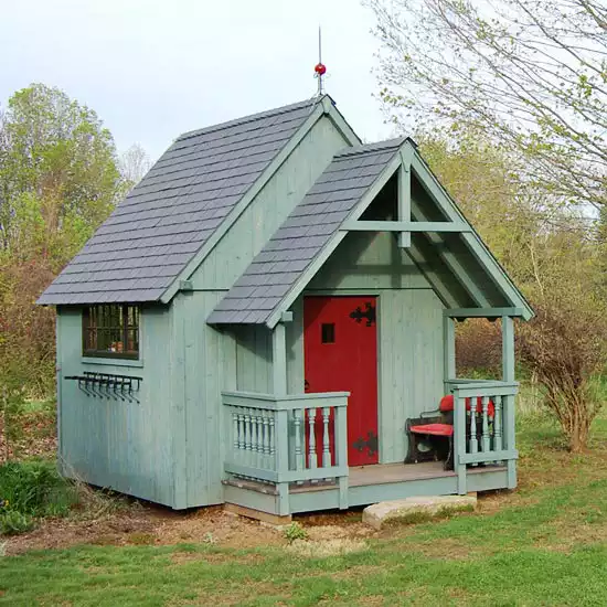 Tudor garden shed