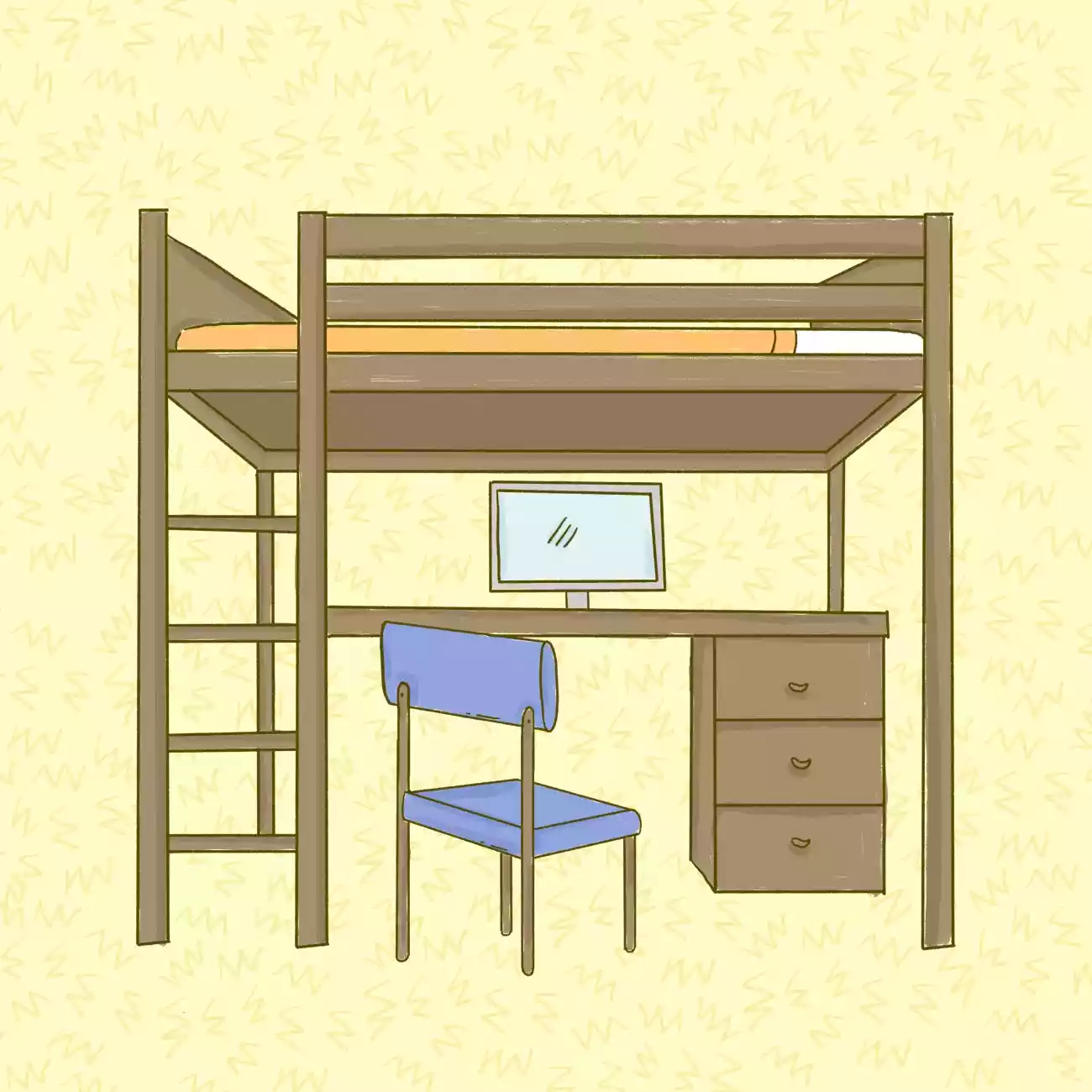 Loft Bed/Desk
