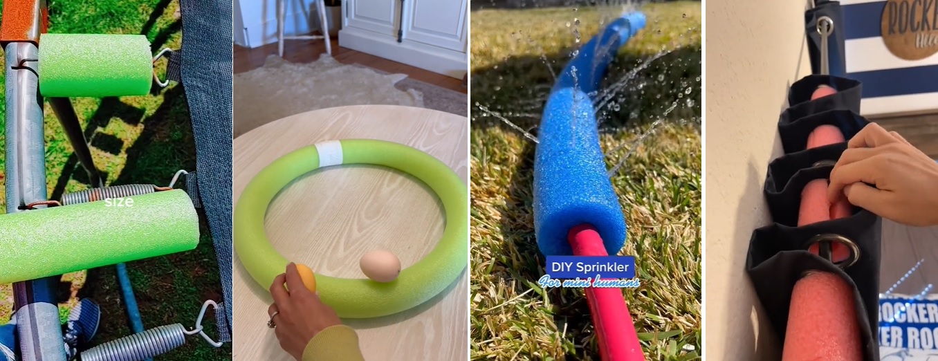 These 15 Household Pool Noodle Hacks Are Viral for a Reason