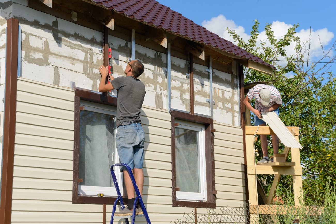 Change the vinyl of the house