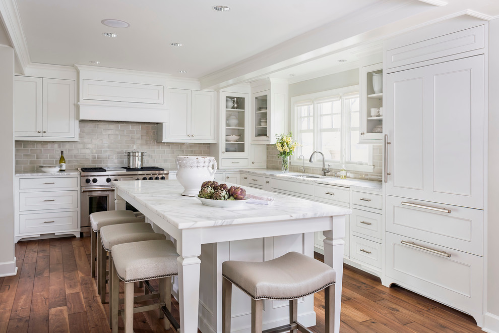 Bright White Kitchens