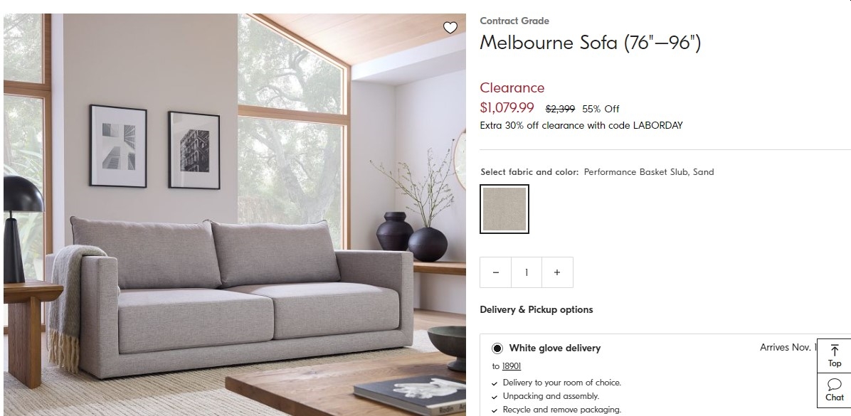 Melbourne Sofa