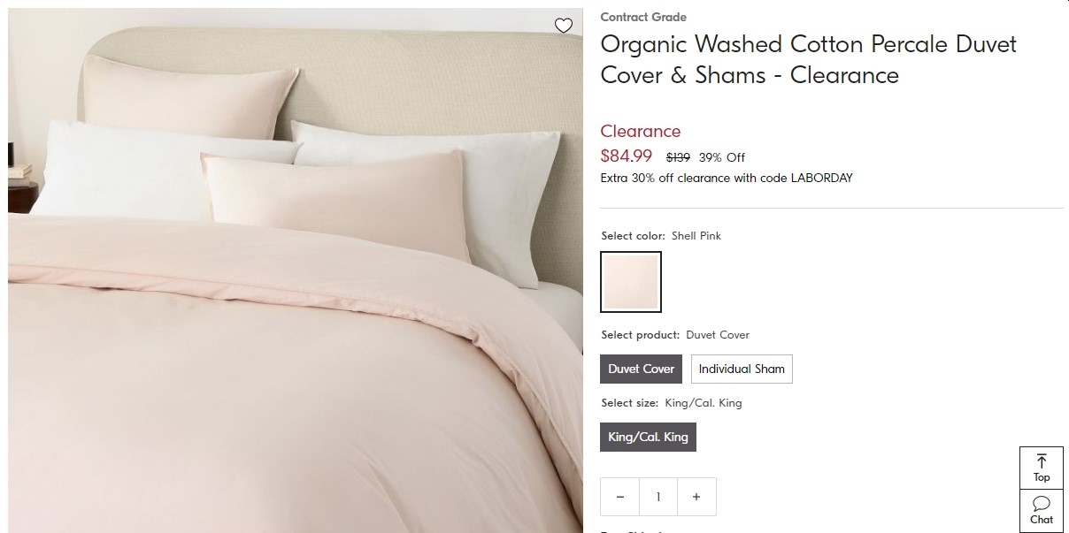 Percale Duvet Cover