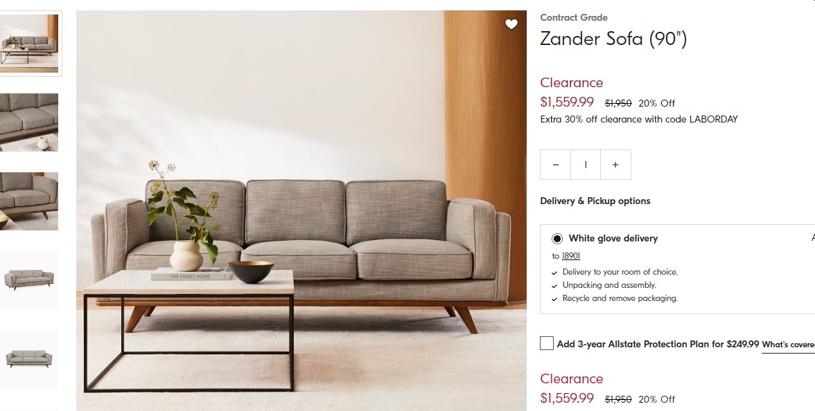 Zender Sofa